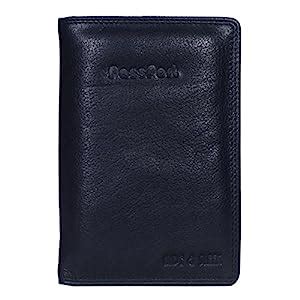 Buy HIDE & SLEEK RFID Protected Genuine Leather Unisex Travel Wallet ...