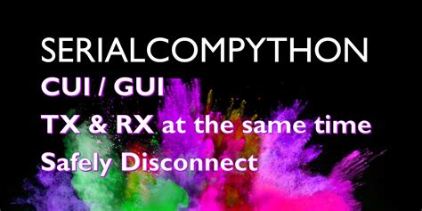 Serial Communication Python 的图像结果