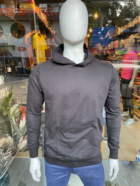 Black Kangaroo pockets Hoodie Jackets – Likera