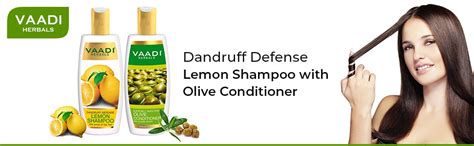 Buy Vaadi Herbals Dandruff Defense Lemon Shampoo, 350ml with Olive ...