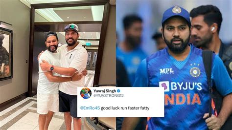 ‘Run Faster Fatty’ Yuvraj Singh Calling Out Rohit Sharma For His ...