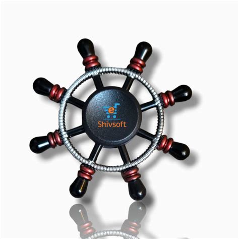 Shivsoft 8 Sided Fidget Spinner Black Helm - 8 Sided Fidget Spinner ...