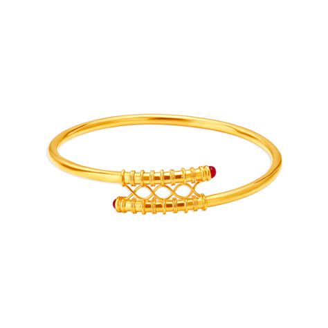 Shri Krishna Bansuri Gold Bangle