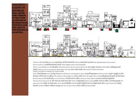 Accessibility through the streets , Walton In Utopia | CEPT - Portfolio