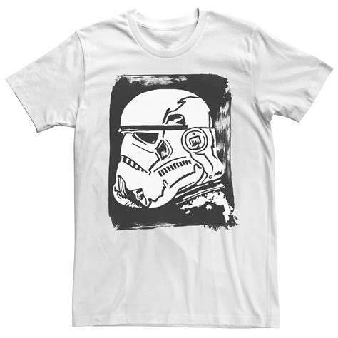 Men's Star Wars Stormtrooper Paint Smear Stamp Graphic Tee