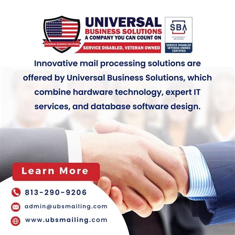 Universal Business Solutions SDVOSB on LinkedIn: # ...