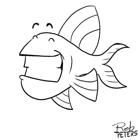 Daily Drawing: X-Ray Fish 19 - Rob Peters Illustration Blog