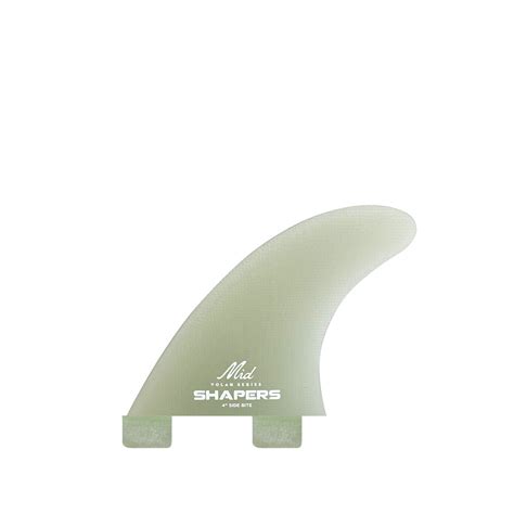Shapers Fins - 4" Volan Mid (Dual Tab) - Side Fins - Wetfins