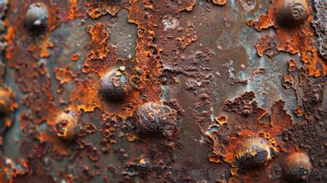 Corroded and pockmarked This closeup showcases the destructive effects ...
