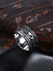 Black Ring For Men - Buy Black Ring For Men online at Best Prices in ...