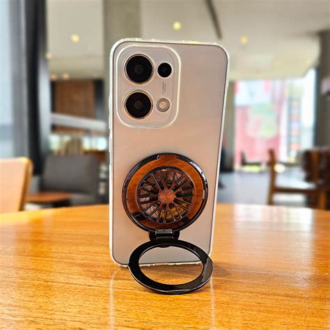 Oppo Reno13 5G Transparent Stress Buster Wheel Case – QWERTY CASES