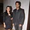 Minissha Lamba with brother during Farah Khan's house warming bash