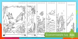 Sirene – Desene de colorat (teacher made) - Twinkl