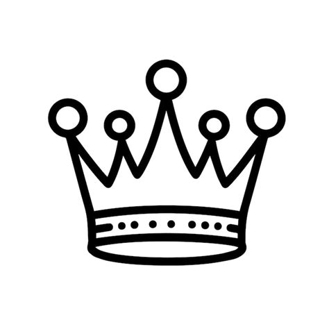 Crown black white Images - Free Download on Freepik