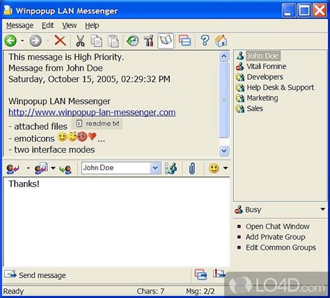 LAN Messenger Tutorial 的图像结果