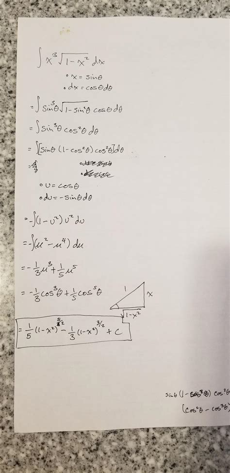 Integration Using Trig Substitution 的图像结果