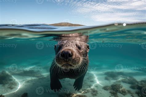 Sea Otter Underwater