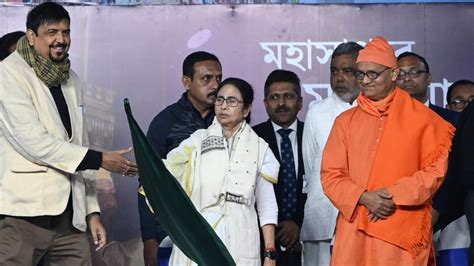 West Bengal Chief Minister Mamata Banerjee inaugurates Ganga Sagar Mela ...