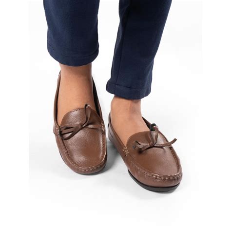Buy Yoho Tan Bliss Comfortable Loafers for Women Online