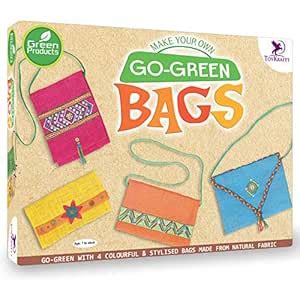 Buy ToyKraft Make Your Own Go Green Bags, Multi Color Online at Low ...