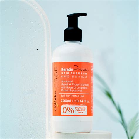 Hi9 EDGE Keratin Protect Shampoo - 300ml | Color & Heat Protection | F ...