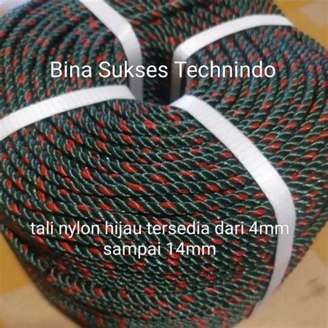 Jual tali nylon 10mm /tali tambang plastik /tali nilon hdpe /tali hijau ...