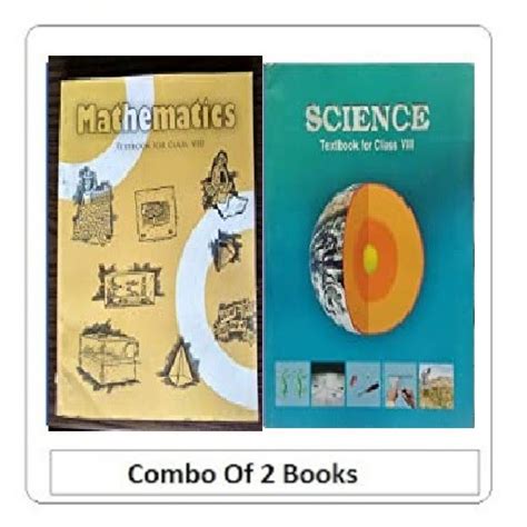 Ncert Textbook For Class - 8 | Mathematics & Science ( Combo Of 2 Book ...