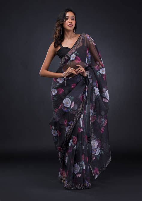 Organza Saree - Buy Trendy Organza Sarees Online – Koskii