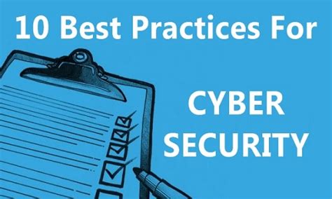 Best Practices for Cyber Security
