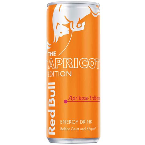 Red Bull Energy Drink Apricot Edition Aprikose-Erdbeere 250ml | Online ...