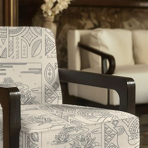 Kantha Sofa and Chairs Upholstery Fabric Ivory – Life n Colors