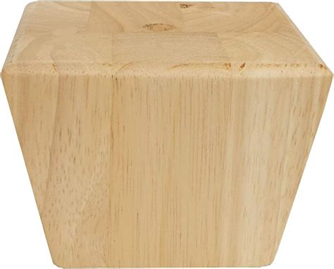 BingLTD Set of 4 2 3/4” Unfinished Square Tapered Hardwood India | Ubuy