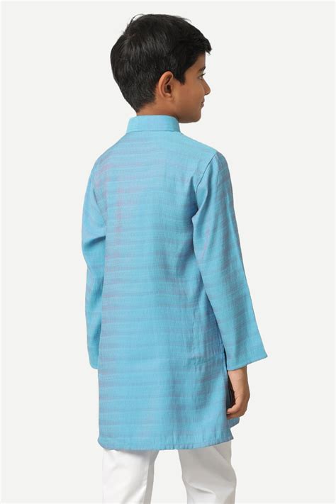 UATHAYAM Poly Viscose Shining Star Full Sleeve Solid Regular Fit Kurta ...