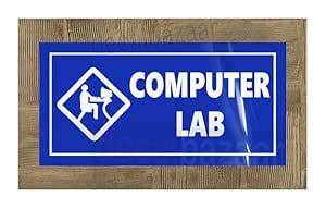 Computer Lab Sign Board, PVC Foam, 3mm Thickness, Vinyl Signage for ...