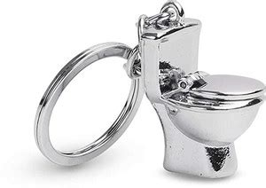 doozie gifts Toilet Pot Metal Commode Keychain Key Chain Price in India ...