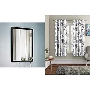 Buy Art Street Decorative Wall Mirror for Bathroom/Vanity .Black Basics ...