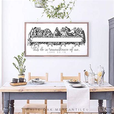 Buy Tamengi Scripture Signs, The Last Supper, The Last Supper Painting ...