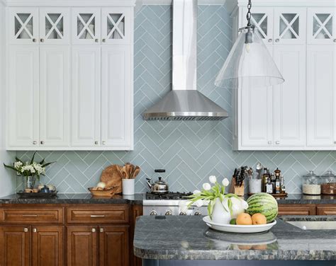 Striking Kitchen Design Ideas Tile Backsplash White Cabinet