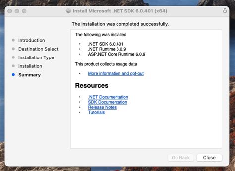 Net Core Installation 的图像结果