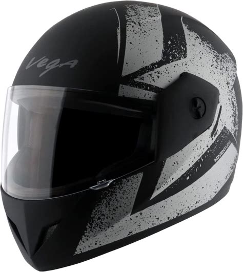 Vega Cliff Dx Adventure ISI Certified Lightweight Full Face Smooth Matt ...