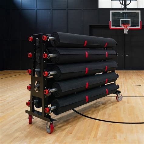 Facility Armor Mobile Storage Rack l Roll Gym Floor Covering