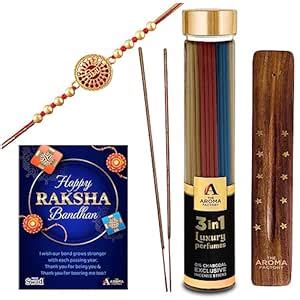 The Aroma Factory Premium Rakhi Gift Hamper for Raksha Bandhan |Brother ...