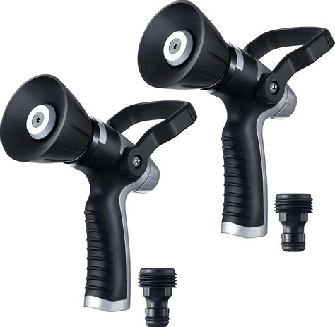 Amazon.com : Ceoighe 2 Pack Fireman Hose Nozzle, High Pressure Garden ...