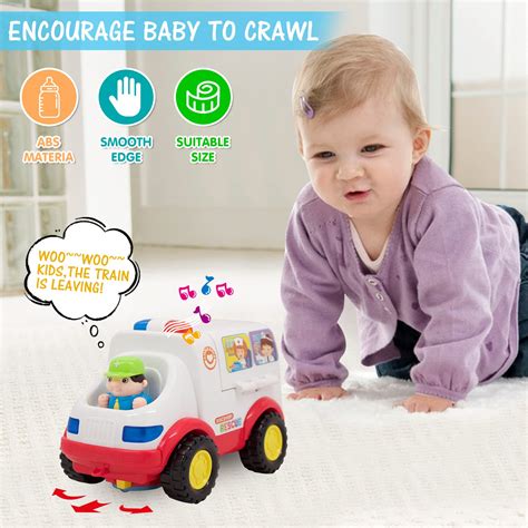 Buy Ambulance Rescue Vehicle Toy Car - Opening Doors Play Kit with ...