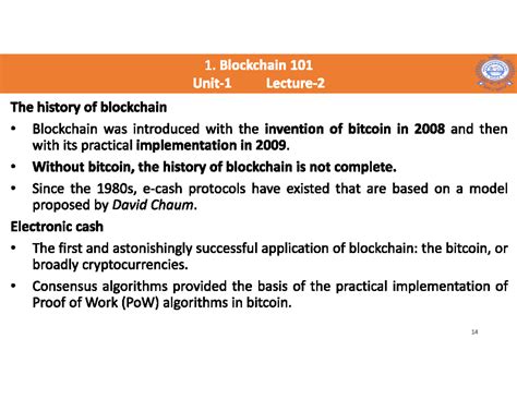 BCT - Blockchain 101: A Comprehensive Overview of Concepts and Security ...