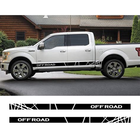Buy Car Side Skirt Stickers stripe decal Decals, for Ford Ranger, for ...