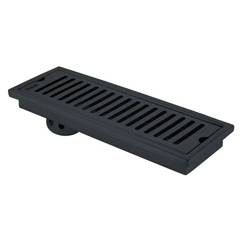 Vertical Shower Drain Channel (12 x 5 Inches) Black PVD Coated - by Ru ...