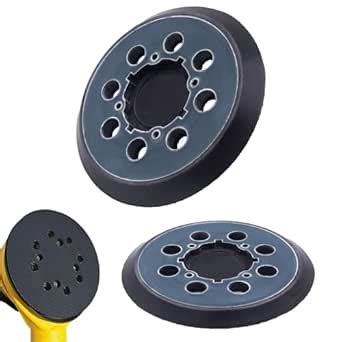 2 Packs Replacement Sander Pad for Dewalt 5 inch 8 Hole Hook and Loop ...