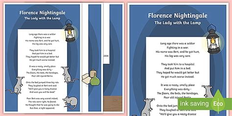 Florence Nightingale Poem Display Poster (teacher made)