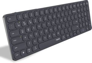 RAPOO E9350L DarkGrey Bluetooth Handheld Multi-device Keyboard ...